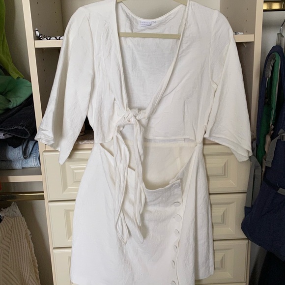 Urban Outfitters Tie Front Dress - Picture 1 of 3